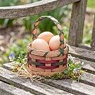 Extra Small Easter Basket | Amish Woven Wicker Basket w/Handle