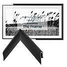 Product image of Anodized Black - Alloy Prismatic Samsung Frame Bezel