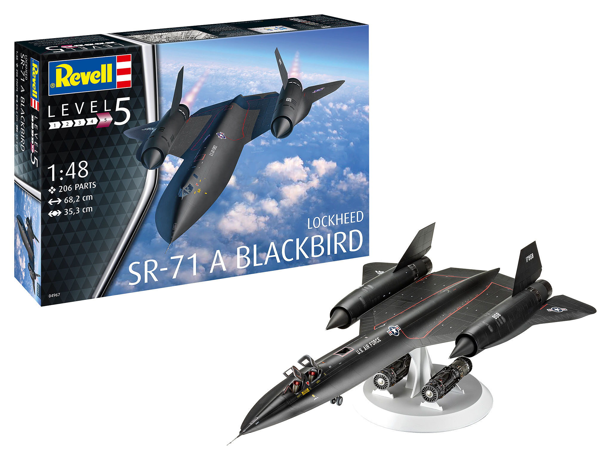 レベル LOCKHEED SR-71 1/72 SR-71 Blackbird (A Version) Absolute World Speed Record