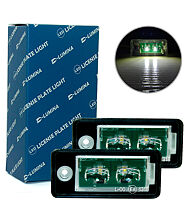2x LED Car Number License Plate Light for Audi A4 B8 A5 Q5 S5 TT A1 S4 A6 A7 2008-2013 for VW PASSAT Error Free