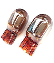 2x Chrome Indicator Bulbs T10 W5W 501 Side Repeater Flash Amber 2x Chrome Indicator Bulbs T10 W5W 501 Side Repeater Flash Amber