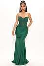 Simply Amazing Gown - Green | Fashion Nova
