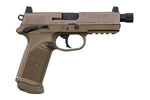 FN 66-101634 FNX-45 Tactical .45 ACP 15RD Pistol: DA/SA, FDE