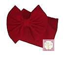 Product image for Dark Red baby headwrap/ solid headwrap
