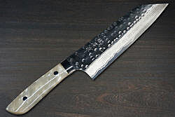 武具　刀装具　小柄 佐治武士VG10W 彩色Damascus Nashiji DHO 日本厨师行头刀180毫米