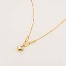 Product image for Mother of Pearl Heart Link Necklace