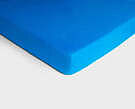 Product image for Knitted jersey fitted bed sheet / Cobalt Blue