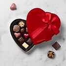 Product image for Assorted Chocolate Heart Gift Box, 12 pc