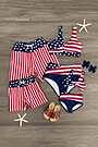 Product image for Abstract American Flag Family Swimsuits