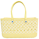 Product image for Simply Southern Dots Beach Waterproof Washable Utility Tote Bag