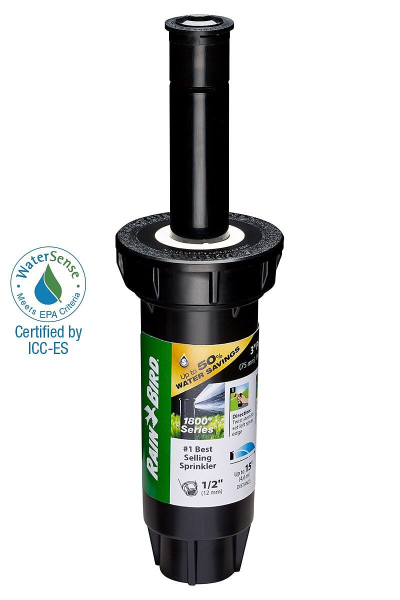 Rie 1803QDSPRS - 3 in Pop-up Spray Head - Quarter Pattern Dual