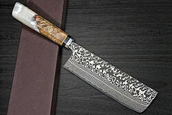 Yoshimi Kato R2 Black Damascus EB8N-OR Japanese Chef's Gyuto