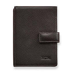 Bomber Jacket Leather Wallet + RFID Passport Holder