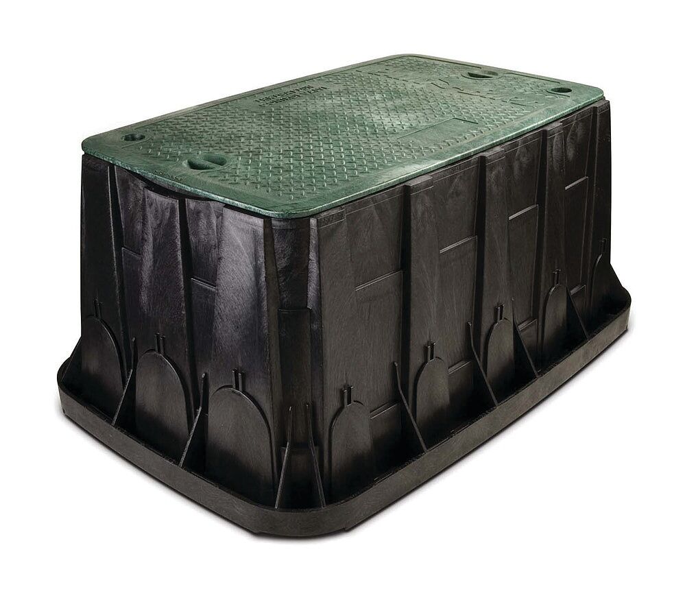 VBJMBH - Jumbo Valve Box - Green Lid & Lock