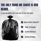 Product image for 95-96 Gallon Trash Bags - 3.0 Mil - 25/Case