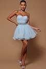 knee length dresses for ladies Floral Lace Korean Style Mini Dress Women Casual Elegant Summer Beach main image 0