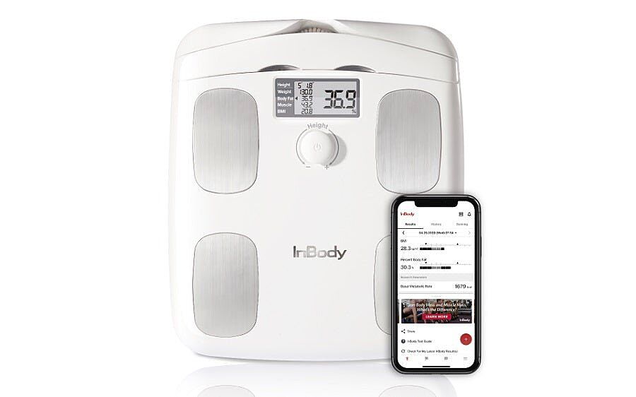 InBody INBODY H20N ソフトホワイト InBody Dial H20 Smart Scale Analyzer | Weight, BMI, Fat