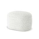 Product image for Toni 55cm Bouclé Ottoman - Cream White
