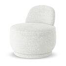 Product image for Alaiza Bouclé Accent Chair - Cream White