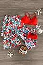 Product image for Red Tropical Family Swimsuits
