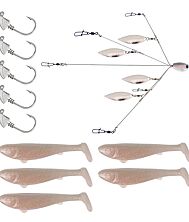 Bobby Garland Baby Shad Shimmer Shad; 2 In