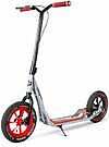 Product image for Big Wheel Kick Scooter for Adults & Teens – 12" Air Tires, Wide Deck, Handbrake & Kickstand – Madd Gear Urban Glide - Gray Red