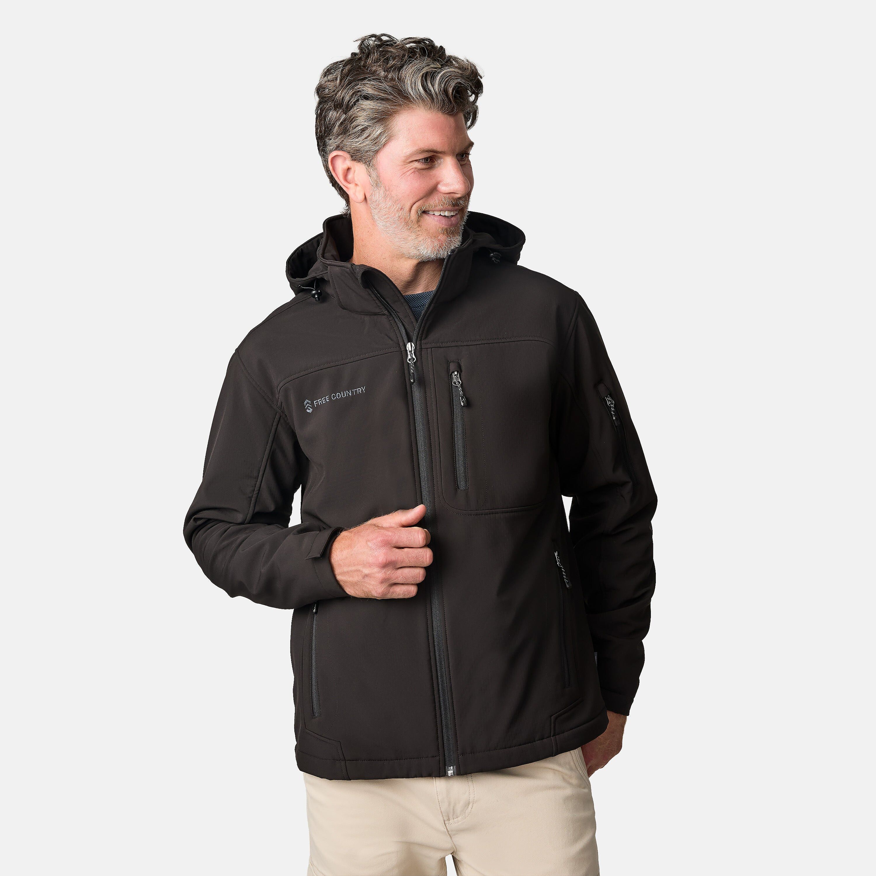 Men's Atlas Hooded Quilted Reversible Sherpa Jacket – Free Country