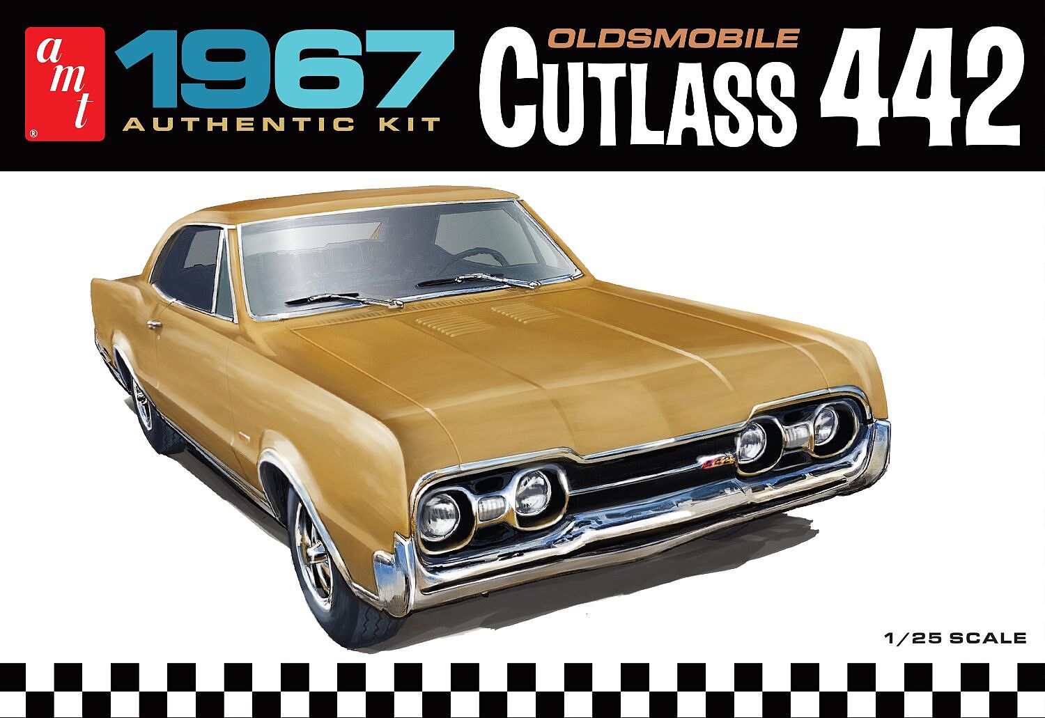自動車 AMT 1/25 1966 oldsmobile 442 W30 Model Kit 1966 Oldsmobile 442 W30 2n1 Kit AMT 1:25 | eBay