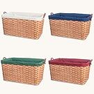 Amish Handsewn Liner for 27" by 18" Basket