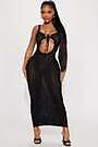 peekaboo dress fashion nova Peekaboo Dress Large / Teal