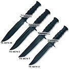 Product image for 7" WWII Marine USMC Military Combat Knife Letter Opener Fixed Blade