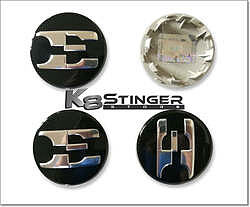 Kia Stinger - OEM GT "E" Logo 18" & 19" Wheel Cap Set