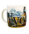 Product image for Wyoming Color Relief Mug