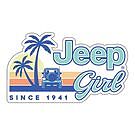 Product image for Jeep - Jeep Girl Surf Sticker