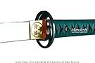Product image for Munetoshi Yuki Samgakdo Hira Korean Gumdo Sword Mat Cutter GRN