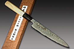 CHEF AKIYAMA ORIGINAL JAPANESE KNIFE 燕三条 Sakai Takayuki 33-Layer Damascus Gingami No.3 Japanese