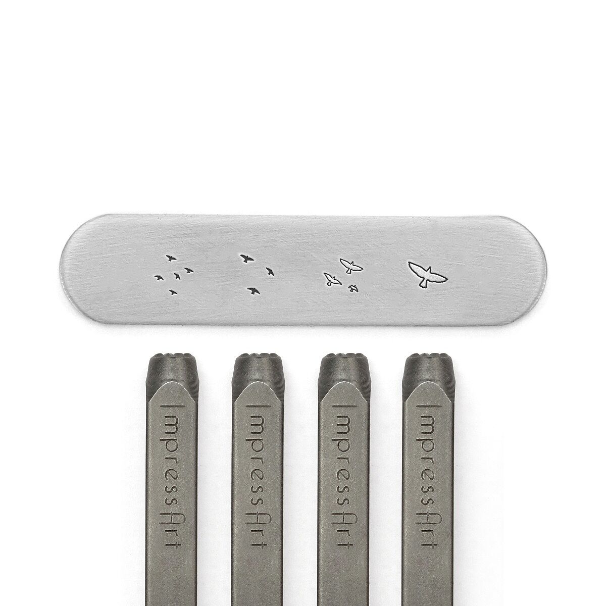 Typewriter Signature Metal Stamp Set | Steel Punches