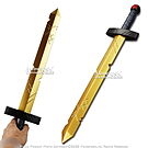 Product image for 24" Foam Scarlet Golden Battle Sword Finn Adventure Fantasy Cosplay Costume Prop