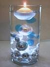 Product image for Floating Blue Translucent Gels Color Accents- Fills 1 Gallon of the Floating Gels for Your Vases
