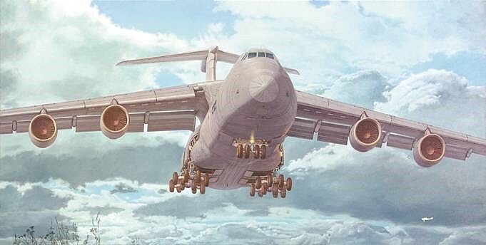 C-5B Galaxy Aircraft 1/144 Roden