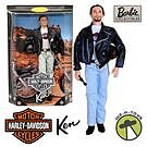 Product image for Barbie Harley Davidson Ken Doll Number 1 Collector Edition 1998 Mattel 22255