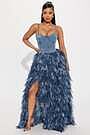 jeans dress fashion nova Vestido Maxi de Mezclilla Serena - Deslavado Medio