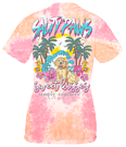 Product image for Simply Southern Kisses Paws Dog Tie Dye T-Shirt