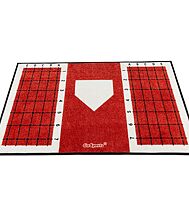 12' x 6' Lined Baseball Batting Mat Pro