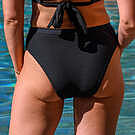 Product image for Banded Texture Scoop Bikini Bottom