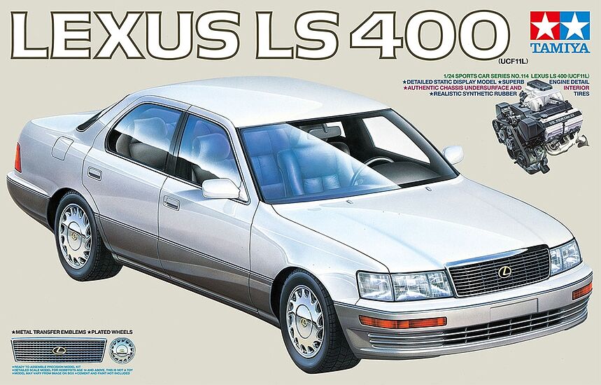 Lexus LS600hL Luxury Hybrid 4-Door Sedan 1/24 Fujimi
