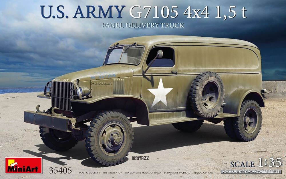 WWII US Army K-51 Radio Truck with K-52 Trailer 1/35 MiniArt