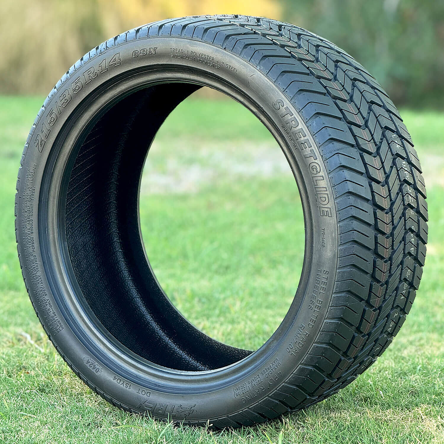 TREX StreetGlide 215/35R14 Radial Golf Cart Tires - Set of 4