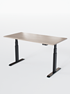 Product image for Bureau Assis Debout Électrique - Ports USB A & C | ADVANCED GO - Plateau ESSENTIAL