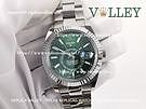 Product image for SKD004 Rolex Sky-Dweller 326934 Oyster Bracelet Mint Green Dial